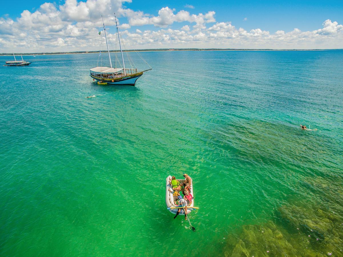 La Torre Resort All Inclusive Porto Seguro Exteriér fotografie Aerial view of the bay
